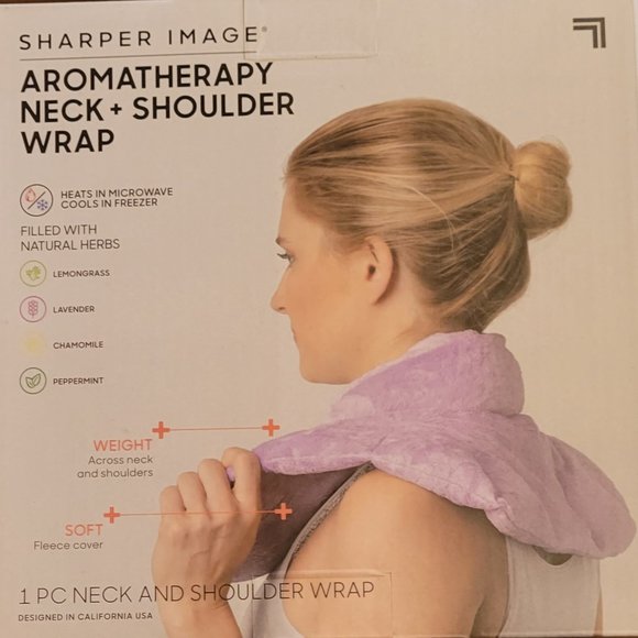 Brand NEW! Sharper Image Aromatherapy Neck & Shoulder Wrap - Picture 2 of 2